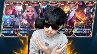 META FULL SKIN LEGEND PART 2 BERSAMA OM MOONTON DAN KAWAN KAWAN  Mobile legends [upl. by Elrae155]