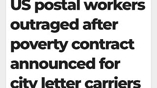 Poverty level TA Their words not minenalc underpaidasf contract usps [upl. by Meehyrb106]