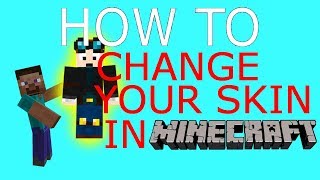 How To change your skin in Minecraft 1144 [upl. by Yznyl]