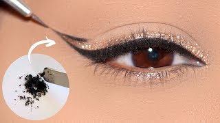 How To Quickly Convert Any Eyeshadow into Eyeliner [upl. by Sokil]