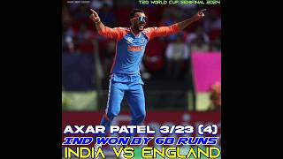 Axar Patel Bowling 🔥Ind vs Eng Unstoppable Semifinal T20 World Cup 💥🎯💯 [upl. by Yole]