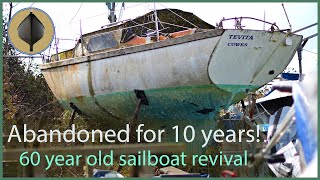 From the boat graveyard  Classic yacht restoration  Saving Susanna Ep5 [upl. by Yboc626]