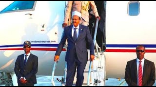 Farmaajo oo Garoowe ku sii Jeeda  shirkada Ubar oo adeegii ka joojisay Minnesota [upl. by Nallek]