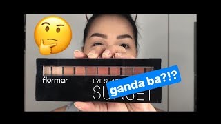 Vlog29 Metallic Brown Eye Make Up Tutorial  FLORMAR Palette [upl. by Volnay453]