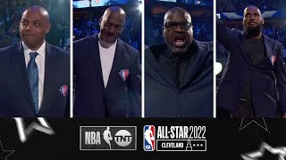 The NBA 75th Anniversary Ceremony at AllStar Was Legendary  NBA on TNT [upl. by Carlyn]