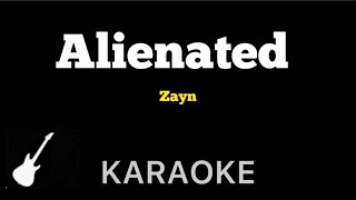 Zayn  Alienated  Karaoke Guitar Instrumental [upl. by Merrell663]