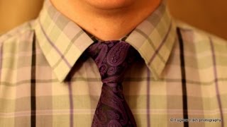 How to tie a tie  made simple Half  Windsor Knot [upl. by Iaras383]