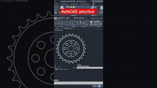 Autocad practice drawing  autocad mechanical drawing  CAD By Ankit  autocad [upl. by Lentha816]