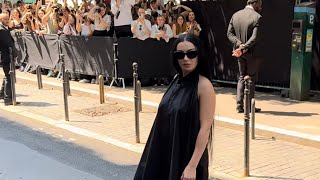 CHARLI XCX AT BALENCIAGA 53RD COUTURE COLLECTION IN PARIS [upl. by Ecadnak467]