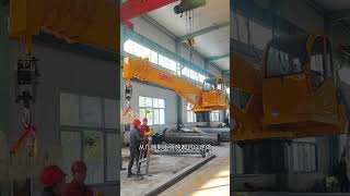 Ship crane dock crane fishing boat crane offshore photovoltaic floating crane Jining ship cr [upl. by Carew]