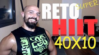 ELIPTICA RUTINA PARA ADELGAZAR RETO 2020  HIIT 40X10 [upl. by Bascomb]