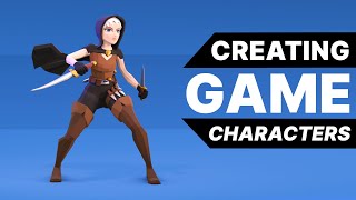 Creating a Game Character  The Rogue  Blender 3 [upl. by Urbas]