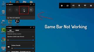 How To Fix Game Bar Not Working in Windows 10 [upl. by Noslrac]