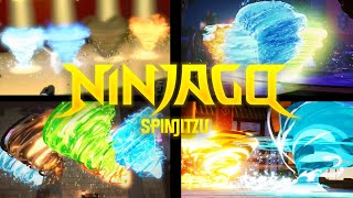 Ninjago  All Spinjitzu Scenes 20112024 [upl. by Aidil568]