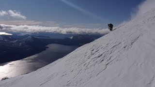 Skiing in Patagonia with Professional IFMGA Mountain GuidesSki amp Climbing trips wwwandescrosscom [upl. by Rorke]