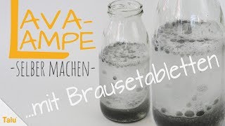 Lavalampe selber machen mit Brausetabletten  Talude [upl. by Ardaed]