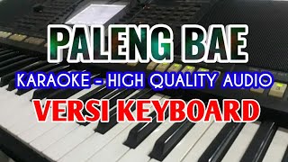 Karaoke PALENG BAE Versi Keyboard Lirik Berjalan High Quality Audio [upl. by Welby]