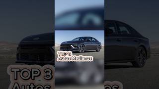 TOP 3 Autos Medianos 2025 segun QBB automotriztv autos [upl. by Asirral]