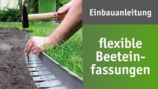 Flexible Beeteinfassungen – Einbauanleitung 🌿🌼 [upl. by Circosta61]