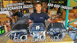 Which LS supercharger is right for you BoostDistrict shows you [upl. by Malkah]