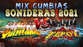 🚀CUMBIAS SONIDERAS 2020  2021💥 Grupo Los Tepoz vs Grupo Quintana Mix  Mix De Exitos Sonideros 🚀 [upl. by Dachia]