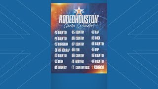 RodeoHouston unveils genre calendar for 2024 Star Entertainer lineup [upl. by Law]