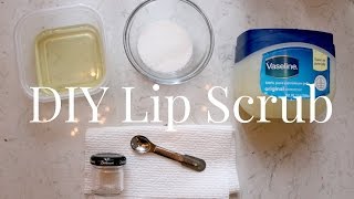 DIY Sweet amp Natural Lip Scrub [upl. by Yenittirb]