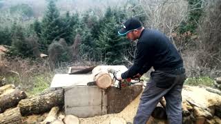 Stihl ms 211 vs Echo cs 3510es [upl. by Llerreg56]