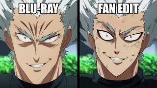 One Punch Man Season 2  Fan Edit Comparison Bluray vs Serious Sounds [upl. by Ellehcyar]