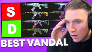 The ULTIMATE Valorant Vandal Tier List Ranking EVERY Vandal 2024 [upl. by Aihsi433]