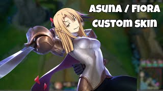 Asuna x Fiora Custom Skin  Montage [upl. by Erusaert]