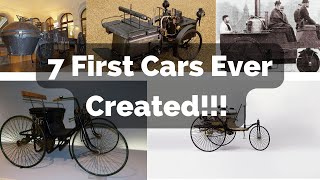 7 First Cars Ever Created [upl. by Basso]