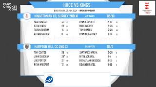 Hampton Hill CC 2nd XI v Kingstonian CC Surrey 2nd XI [upl. by Lyman]