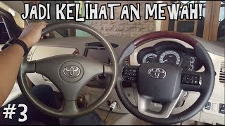 Peremajaan Interior  Ganti Steer Innova Lama Pakai Punya Fortuner VRZ [upl. by Pernick]