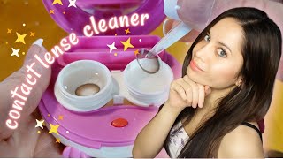 Contact Lens Cleaner Review  AutoWasher For Colored Contacts [upl. by Peacock]