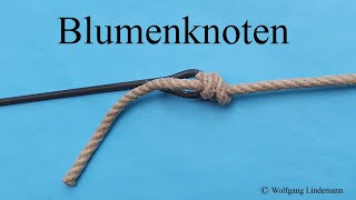 Blumenknoten Flower Knot [upl. by Latreece]