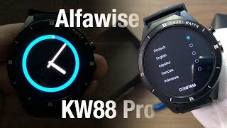 Alfawise KW88 Pro 3G Smartwatch  Unboxing [upl. by Bomke162]