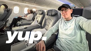 London to New York in Norse Atlantic 7879 Premium Class [upl. by Stanway]