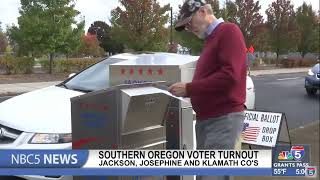 Tracking early voter turnout in southern Oregon [upl. by Basia]