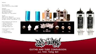 JMP Guitars Amplifer Output Tube Comparison [upl. by Freemon]