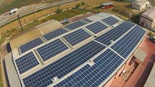 AXITEC solar modules in commercial rooftop installation in Turkey [upl. by Strep]