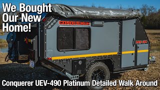 Our New Home Conquerer UEV490 Platinum  The Ultimate Overlanding Trailer [upl. by Adnek]