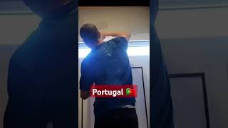 Aplicação de cantoneira casa imigrantesemportugal construção vidaemportugal portugal pedreiro [upl. by Akyre]