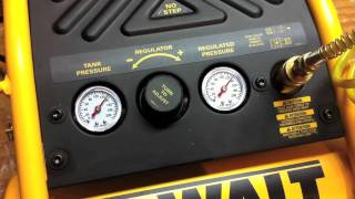 DEWALT D55140 1Gallon 135 PSI Max Trim Compressor  Review [upl. by Anson]