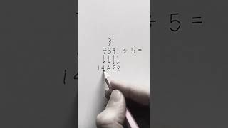 Easy divide by 5 math mentalmath matheducation education shorts reels viralvideo [upl. by Dagnah]