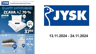 JYSK leták SK  13112024  24112024 [upl. by Lecram]