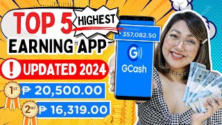 TOP 5 LEGIT AND HIGHEST EARNING APP 2024  I EARNED P20500 IN 1 APP WITH OWN PROOF GCASH amp PAYPAL [upl. by Materse]