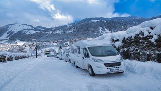 Motorhome Skiing in Chatel France [upl. by Dareece]