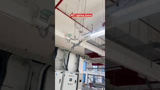 Busbar trunking system Led lights light installation [upl. by Kerat]