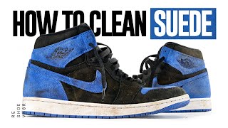 How to Clean Suede Air Jordan 1 Reimagined [upl. by Nivra]